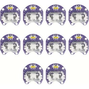 10pcs Lilypad Coin Cell Battery Box CR2032 Battery Holder Module for Arduino Small Slide Switch Board