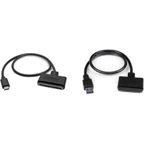 StarTech.com USB C to SATA Adapter - External Hard Drive Connector & .com SATA to USB Cable - USB 3.0 to 2.5" SATA III Hard Drive Adapter - External Converter for SSD/HDD Data Transfer (USB3S2SAT3CB)
