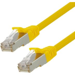 NavePoint Ethernet Patch Cable CAT6, F/UTP, 26AWG, 10 Ft, 5 Pack, Yellow