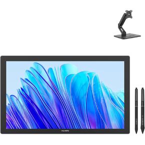 HUION KAMVAS Pro 19 4K UHD Drawing Tablet with Touch Screen, 96% Adobe RGB Drawing Monitor with 1.07 Billion Colors, HUION Monitor Stand, Single Monitor Arm ST500