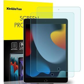 【2 حزمة】 iPad 10.2 بوصة الكمبيوتر اللوحي الأزرق الحظر واقي الشاشة الصوتية (2021/2020/2019 ، الجيل التاسع/الجيل الثامن/الجيل السابع) ، فيلم خالي من الفقاعات المضادة للزلاقة المضادة للألوان.