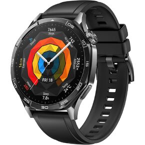HUAWEI Watch GT 5 46mm Smartwatch, up to 14 Days Battery Life, All New Running and Cycling Sports Smart Watch, Sharp Edged Design, Health Tracking, Compatible with iOS and Android, Black.