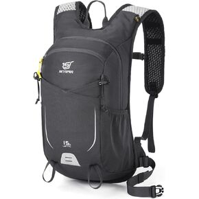 SKYSPER 15L Hiking Backpack Small Travel Daypack Breathable Lightweight Day Hike Bag with Shoulder Pocket Women Men
