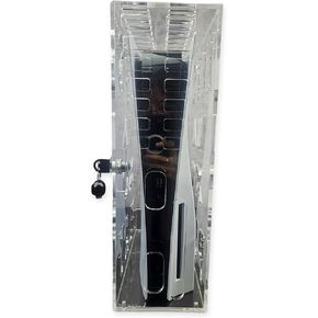 Skywin Clear Acrylic PS5 Box ، حالة لعبة PS5 ، حالة PS5 ، تأمين وحماية لوحات المفاتيح للألعاب العامة ، متوافقة مع PlayStation ، PS5 Slim ، PS5 Pro
