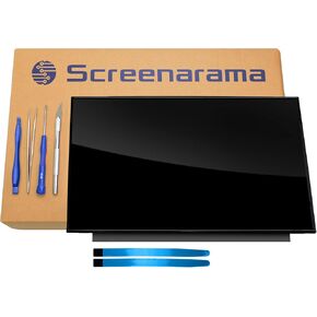 SCREENARAMA New Screen Replacement for NV156FHM-T01 V8.0, OnCell Touch, FHD 1920x1080, IPS, Matte, LCD LED Display with Tools