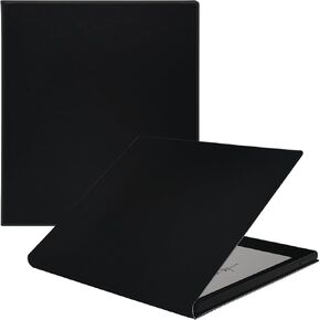 Magnetic Leather Case for 7" Onyx Boox Tablet Go Color 7/Boox Page/Leaf3 C/Leaf3 Ultra-Thin Lightweight Cover with Auto Sleep/Wake & Magnetic Closure (Black)