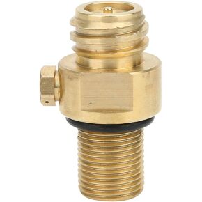 M18x1.5 Thread Replacement Valve Brass Pin Valve for CO2 Paintball Tank CO2 Refill Connector Adapter Thread Accessories