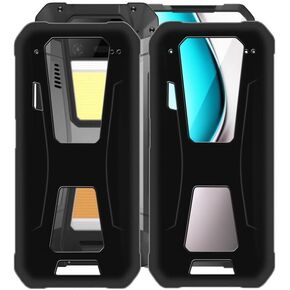 for Unihertz Tank 2 (6.81") Case, Shockproof Protective Black Case Soft Silicone Bumper Shell 2 Black Flexible Rubber Phone Protective Cases TPU Cover