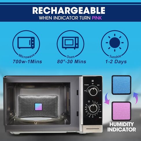 Timgle 20 Pcs 200g Rechargeable Desiccant Packs for Storage Silica Gel Packets Dry Moisture Absorbers Bags Reusable Desiccant Car Dehumidifiers Bag for Closet Home Car Moisture Absorbing in Saudi Arabia