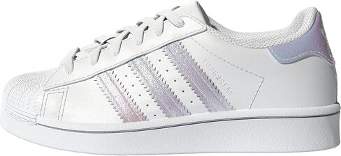 adidas Originals Baby Unisex's Superstar Sneaker, White, 8 infant US in Kuwait