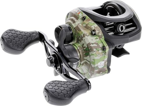 Lew’s American Hero Camo Baitcast Fishing Reel, 5+1 Bearings, 7.5:1 Gear Ratio, One-Piece Graphite Frame, Rulon Drag, Camo/Black in Kuwait