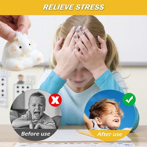 1PCS Squeeze Dog Shape Toy,Squishes Toy, Sensory Fidget Toys,Stress Relief for Kids & Adult Tricky Funny Squeeze Toy, Gift for Easter, Christmas and Birthday in Saudi Arabia