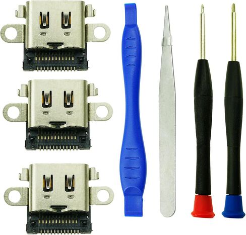 3pcs Charging Port for Nintendo Switch (for Nintendo Switch Lite) in Saudi Arabia