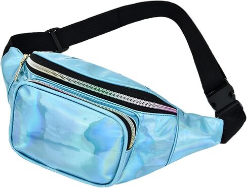eYLun Women Fanny Pack Belt Bag Crossbody Waist Bag Bum Bag Waterproof Traveling Waist Bag Pack Gold in Saudi Arabia