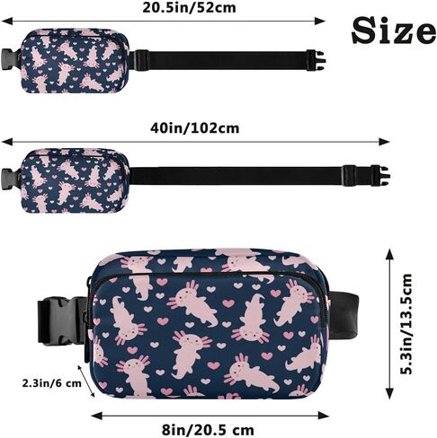 Fanny Pack Crossbody for Women & Men French Bulldog WaistPack with Adjustable Strap Pack Belt Bag Hip Bum Bag for Running Hiking Cycling Workout Traveling in Kuwait