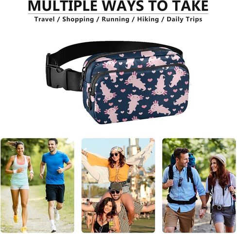 Fanny Pack Crossbody for Women & Men French Bulldog WaistPack with Adjustable Strap Pack Belt Bag Hip Bum Bag for Running Hiking Cycling Workout Traveling in Kuwait