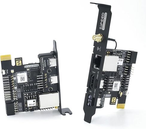 youyeetoo Sipeed NanoKVM PCIE Version - ATX PC Remote Control, RISC-V Nano KVM Over IP, DDR3 RISC-V Development Board, Linux, 1TOPS NPU (with WiFi+PoE) in Saudi Arabia
