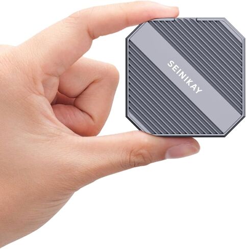 Mini M.2 Enclosure, Magnetic 2230 M.2 Enclosure Heat Sink for iPhone 15 Pro Max ProRes,10Gbps Speed,Supports M Keys NVME SSD in Saudi Arabia
