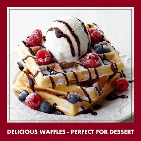 Classique Fare Belgian Waffle Mix - Makes Light and Crisp Waffles, Pancakes, Muffins & Crepes - Works with Waffle Maker - Fast and Fresh Breakfast Foods - 16 Oz Boxes (Pack of 3) in Saudi Arabia