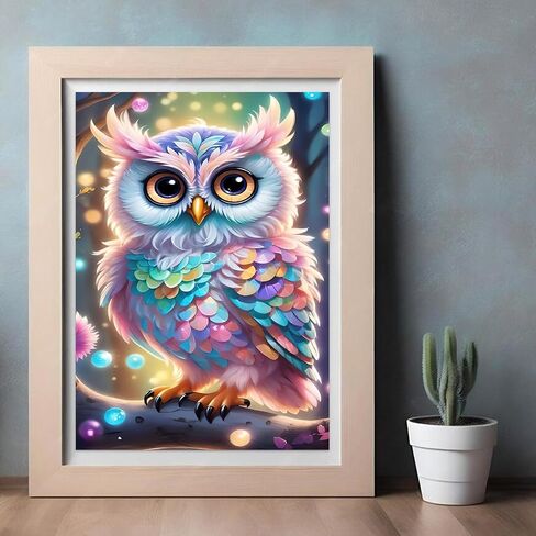 Auremi Tree Diamond Art Painting Kits for Adults Beginners, DIY 5D Bird Diamond Art Paint with Round Diamonds Full Drill Gem Art Painting Kit for Home Wall Decor 30×40cm in Saudi Arabia