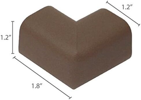 KidKusion Table Cushion | Made in USA | 12 Feet + 4 Corners | Black | Baby Proof Furniture Edge and Corner Guards in Kuwait