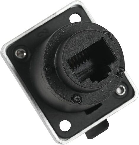10pcs لوحة تصاعد RJ45 IP65 لوحة إشارة PCB مقاومة للماء CAT5/5E/6 8P8C موصل كابل Ethernet LAN مزدوج رأس محول الإناث إلى أنثى مع مقاومة للماء/غبار الغبار in Kuwait