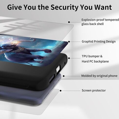 for Samsung Galaxy A53 5G Case with Screen Protector, Tempered Glass Back Shell Soft Silicone Bumper Shock Full Heavy Duty Protection for Samsung A53 5G Case 6.5 inch, Gilt Elephant in Kuwait