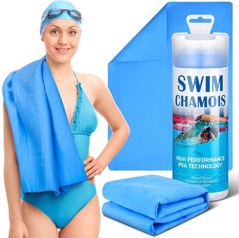 Extra Large Swimming Towel Quick Dry for Swimmers Microfiber Towel Lightweight Chamois 35.4" x 24.8" for Diving Triathlons and Other Water Sports Beach Shower Pool Gym Camping in Saudi Arabia