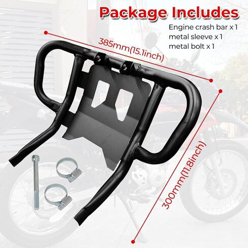 لهوندا XR150L تحطم بار محرك الحرس تحطم بار لهوندا XR150L XR125L الإطار حامي مع كم معدني ومسمار معدني in Kuwait