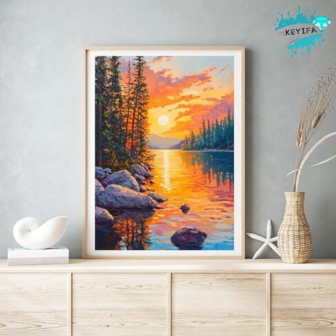 KEYIFA Diamond Art Jesus Diamond Painting Kits for Adults, 5D Round Full Drill, God Blessing Diamond Dots Mosaic Painting for Beginner, DIY Gems Art Craft for Home Wall Decor 30x40 cm in Saudi Arabia