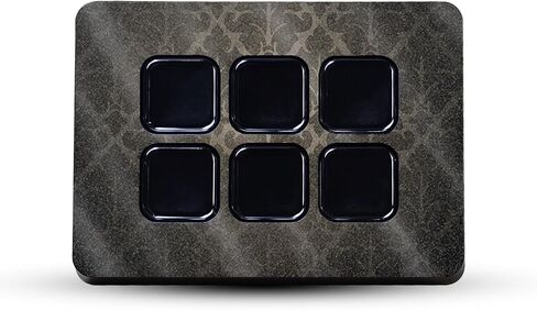 Carbon Fiber Skin Compatible with Elgato Stream Deck Mini - Spacial Overload - Premium 3M Vinyl Protective Wrap Decal - Easy to Apply | Made in The USA in Saudi Arabia