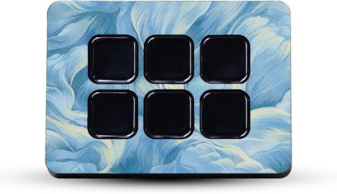 Carbon Fiber Skin Compatible with Elgato Stream Deck Mini - Spacial Overload - Premium 3M Vinyl Protective Wrap Decal - Easy to Apply | Made in The USA in Saudi Arabia