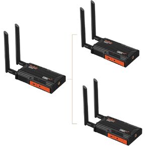 جهاز إرسال HDMI اللاسلكي ومستقبل 2 1080 بكسل ، مجموعة موسع HDMI اللاسلكي 820 قدمًا مع حلقات HDMI ودعم البث عن بُعد من الكمبيوتر الشخصي ، الكاميرا ، الكمبيوتر المحمول ، Netflix إلى HDTV