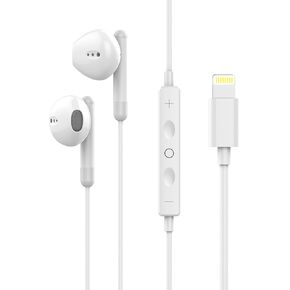 for iPhone Wired Earbuds with Microphone & Volume Control - Compatible with iPhone 14/13/12/11/Pro/Max/XR/XS/X/8/7/SE - for All iOS Systems (1-Pack)