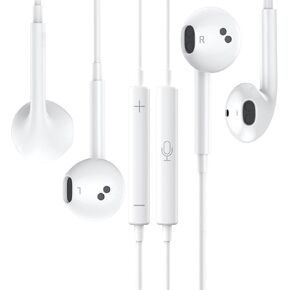 2 Packs LiIIting Headphones for iPhone Earphones Wired Nosie Reduction Built-in Microphone&Volume Control Headsets，Earbuds for iPhone 14/13/12/11/XR/XS/X/8/7/6/SE/Pro/Pro Max, Support All iOS System