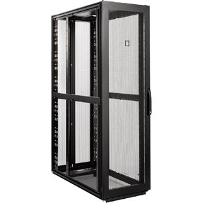 Rittal 9982207, TS IT Pro Cabinet, 42U, Without Sidewalls, 19" Rails, casters, Cable Management Walls, Baying kit, Locking Front and Rear Perforated Doors, Carbon Steel, Black, 78.74"x 23.62"x 47.24"