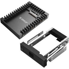 ORICO 2.5 SSD SATA to 3.5 Hard Drive Adapter Internal Drive Bay Converter Mounting Bracket Caddy Tray for 7/9.5/12.5mm 2.5 inch HDD/SSD with SATA III Interface