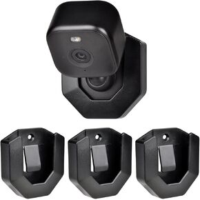 3-Pack No-Drill, No-Screws Wall Mount Compatible with Ring Indoor Cam (1st & 2nd Gen)/Blink Mini /Mini 2 /Blink Outdoor 4/WYZE Cam OG v3 v4 Cameras Adhesive Wall Mount (White)