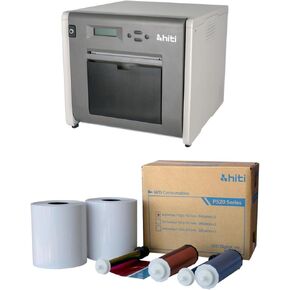 HiTi P525L Compact Dye Sub Photo Printer - with HiTi 4x6 Media for Photo Printer P520 & P520L