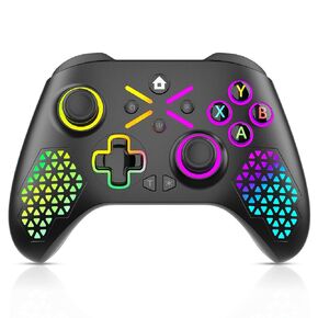 Gamrombo Wireless Controller for Xbox One, Xbox Series X/S, Xbox One X/S, PC, LED Gaming Controller with TURBO,Macro Function,3.5mm Audio Jack, Need Update The Software to Pair with the Xbox