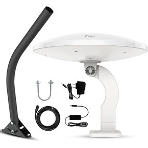 Omni Directional TV Antenna Outdoor with 19 Inches Antenna Mount J Pole