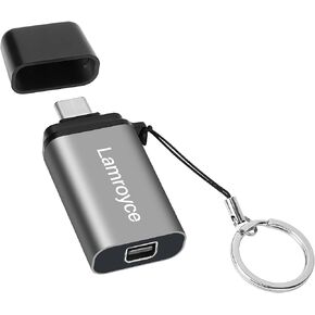 8K USB C to DisplayPort Adapter, Portable USB Type-C Male (Source) to DP Female (Screen) Adapter, USB C to DP Converter Supports 8K@60Hz,4K@120Hz for iPhone 16/15 series, MacBook Pro/Air, Galaxy 23
