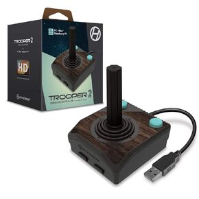 Hyperkin "Trooper II Premium Atari 2600 Style Wired USB Joystick Game Controller For PC/Mac/Raspberry Pi/Retro Pie/Linux