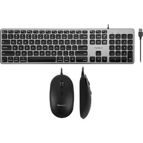 Macally Backlit Keyboard and Mouse Combo, Enhance Your Workflow
