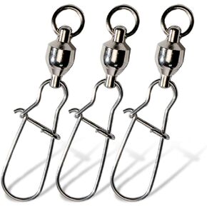 swivels Fishing Tackle,Swivel Fishing Snaps, Fishing swivels - Ultimate Fishing Accessories for Big Fish, Swivels Fishing Tackle, and Lures Connector 20pcs