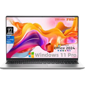 Dell Inspiron-3530 15.6"-FHD Business Laptop - Intel Core i7-1355U Processor, Win 11 Pro & Office 2024, Wi-Fi 6, Backlit Keyboard, Fingerprint Reader, w/Hoouwrd Accessoire(32GB RAM | 1TB SSD)