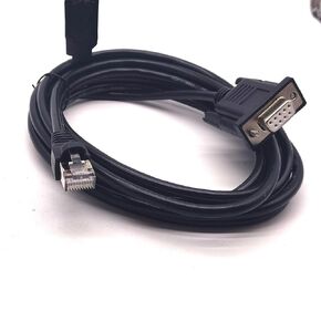 DB9 Female to RJ50 Male 10P Crystal Head Connection Cable for NCR Verifone POS Terminal Printer 3Meters