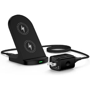 Samsung Wireless Charger Fast Charging Stand Desk Wireless Phone Charger for Android Charging Station Galaxy S25 S25 Ultra S25+ S24 S23 S22 S21 S20, for Google Pixel 9a 9 Pro XL 8a 8 Pro 7a 7 6 Pro