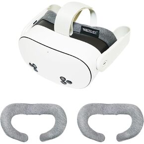 VR Cover for Meta Quest 3S - Washable Hygienic Cotton Cover (2 pcs)