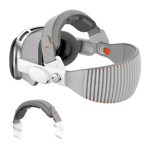 Hibloks Adjustable Head Strap Compatible with Apple Vision Pro Accessories, Comfortable Head Strap with Soft Sponge Pads for Vision Pro, Facial Pressure Relief